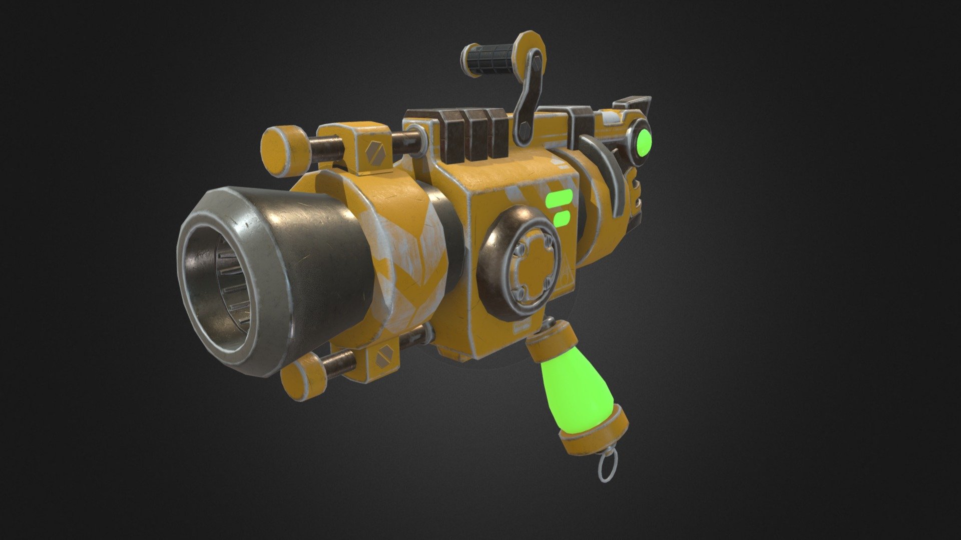 Cartoon Gun - 3D model by Ing_eO [4f7b12f] - Sketchfab