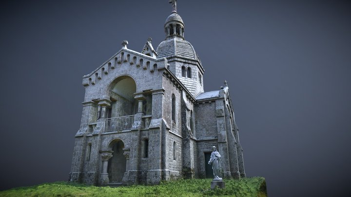 Brittany Chapel with Dome. 3D Model
