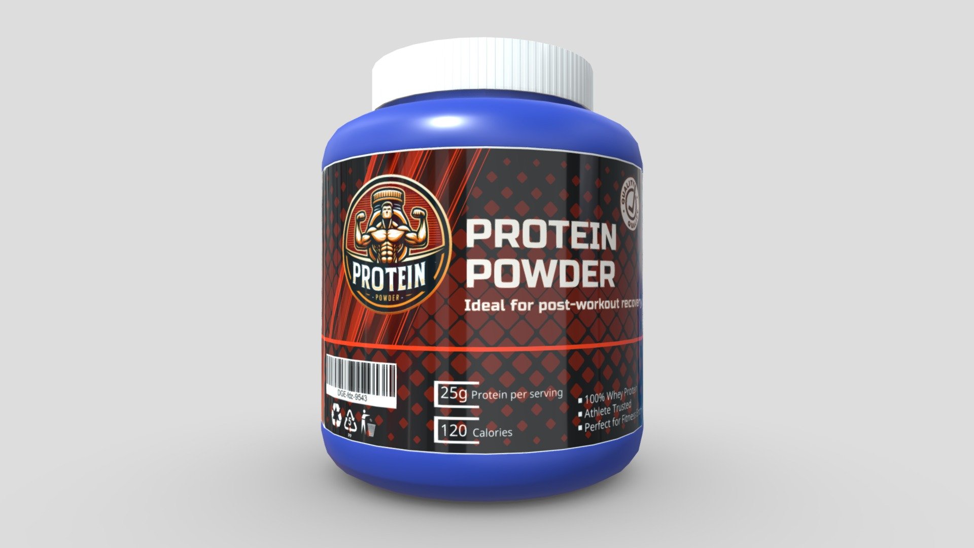 Protein Powder - Buy Royalty Free 3D model by alexantropov1986 [4f7b241 ...