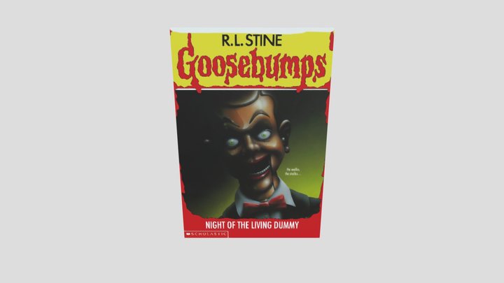Goosebumps #7: Night Of The Living Dummy Book 3D Model