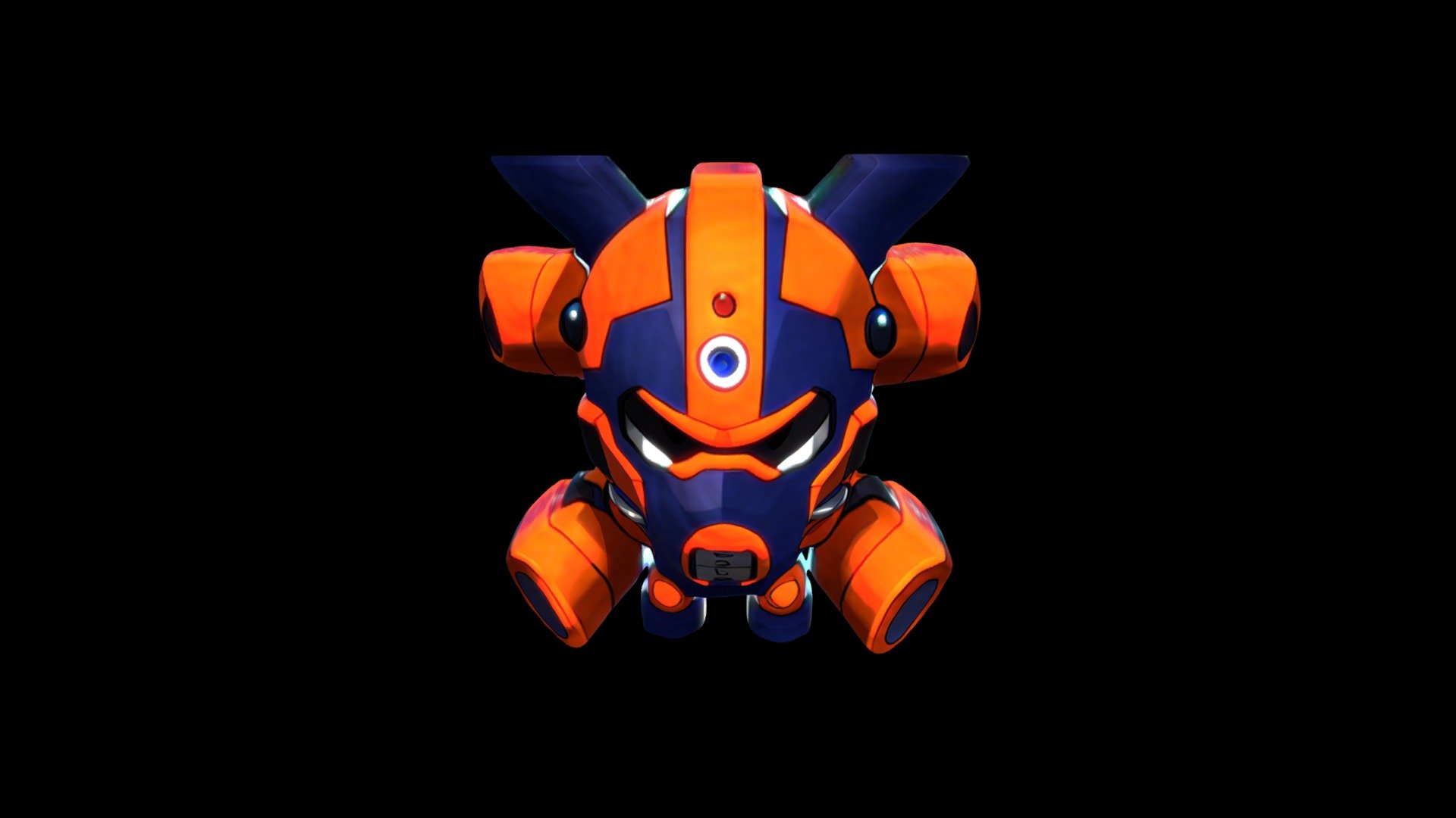 Helmet Mask Robot Cartoon 2045 - Download Free 3D model by klrxyz ...