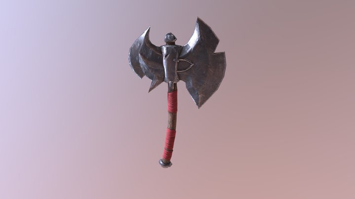 Battle axe 3D Model