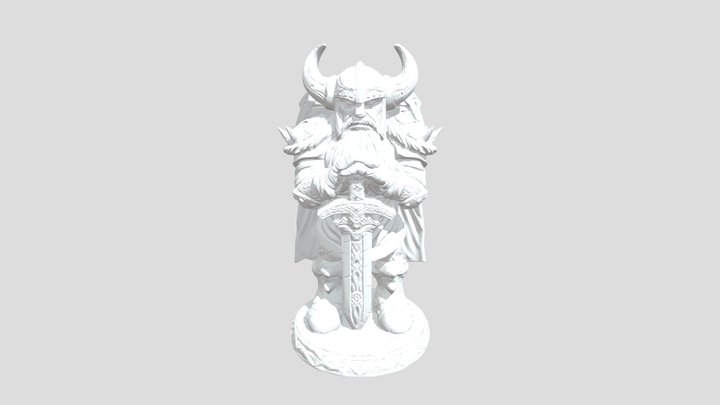 Viking berzerkur 3D Model
