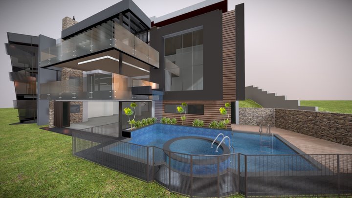 STEYN CITY RES 3D Model