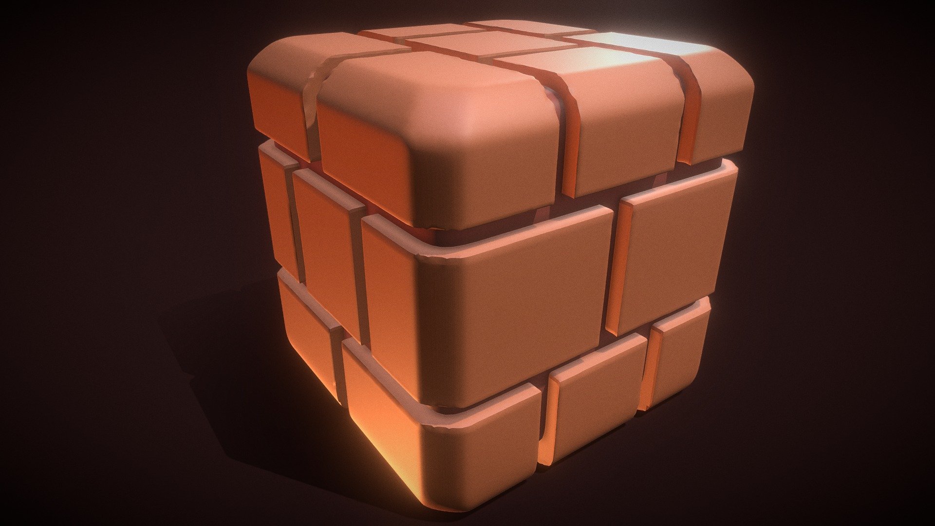 Mario's Brick block 3D Model - Buy Royalty Free 3D model by Gabriel ...