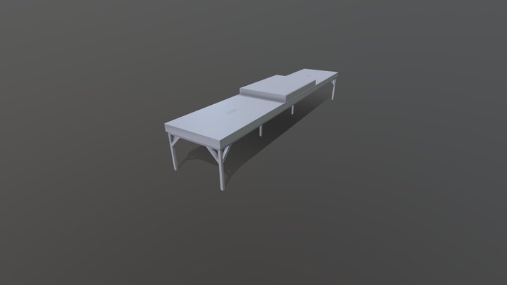 Hittelet - Grande Table - Version 0 3D Model