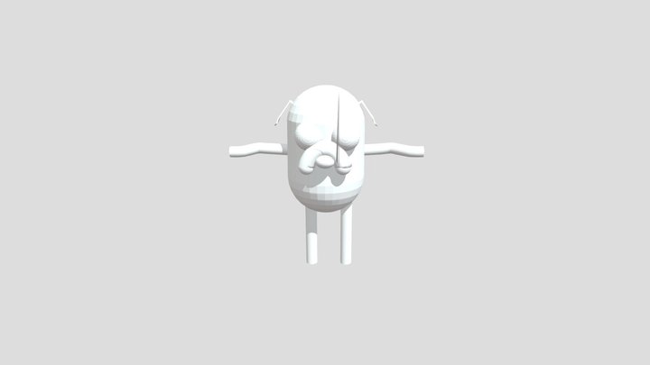 JAKE EL PERRO 3D Model