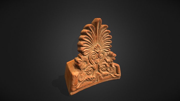 Antefija corintia 3D Model