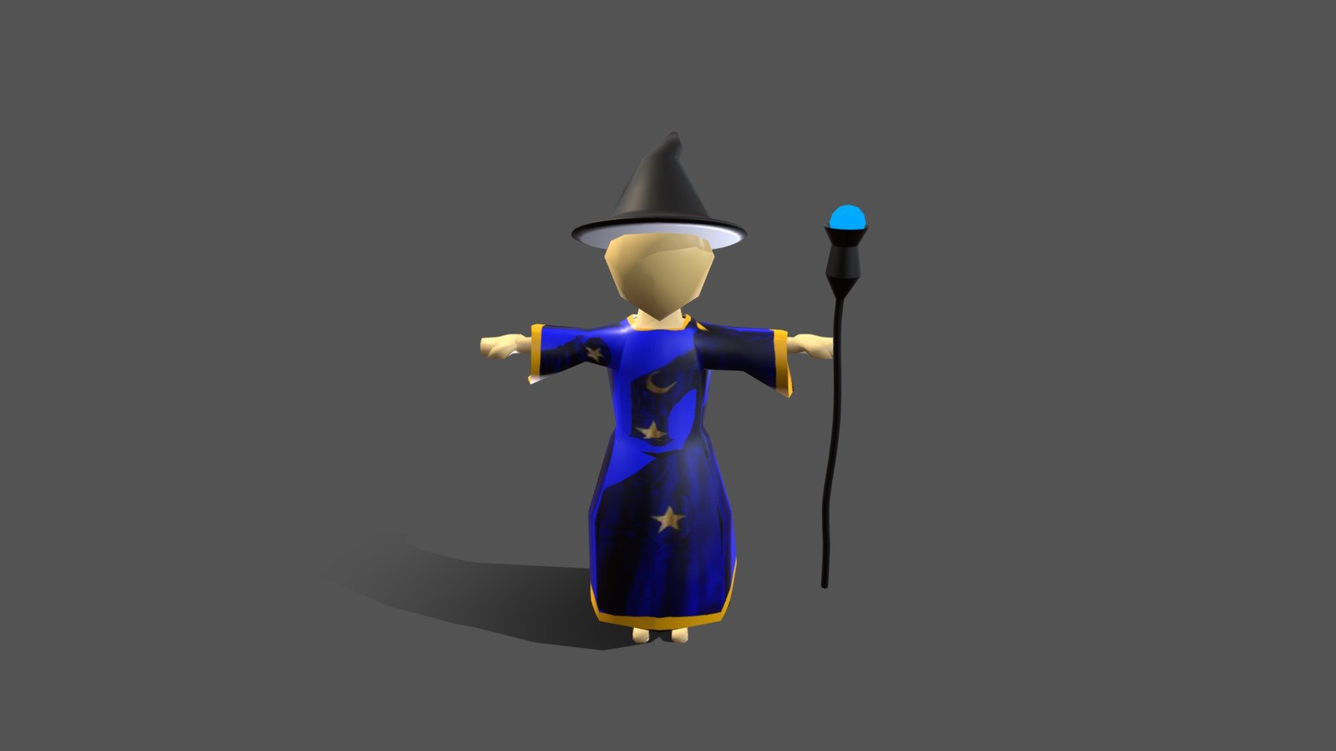 Wizard - Download Free 3D model by ikbalknr [4f81525] - Sketchfab