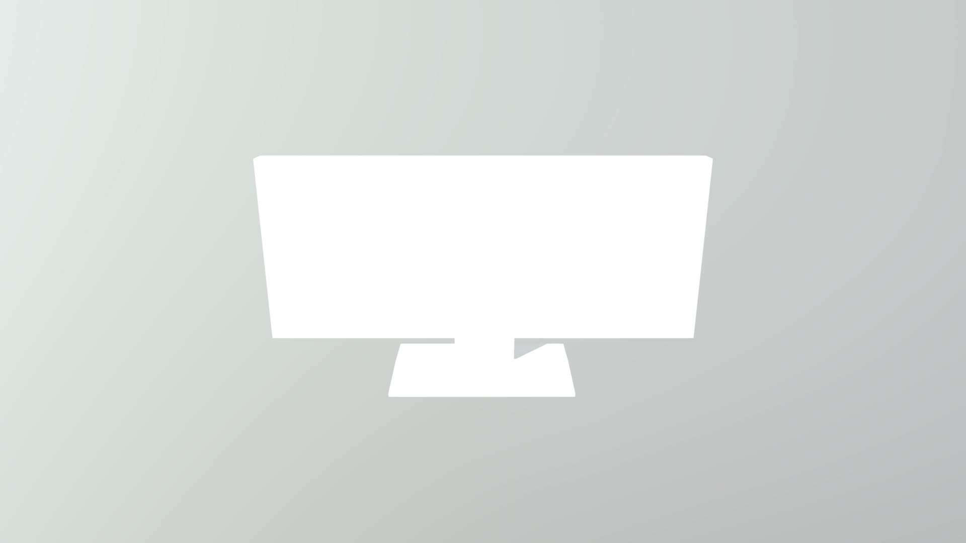 Монитор для ПК | Monitor for Computer | Low Poly