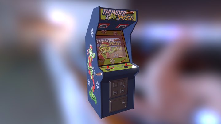 Arcade Cabinet 3D Model