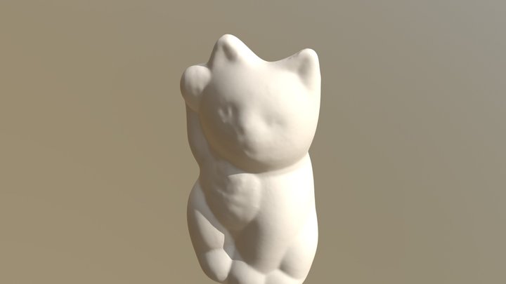 Maneki Neko 3D Model
