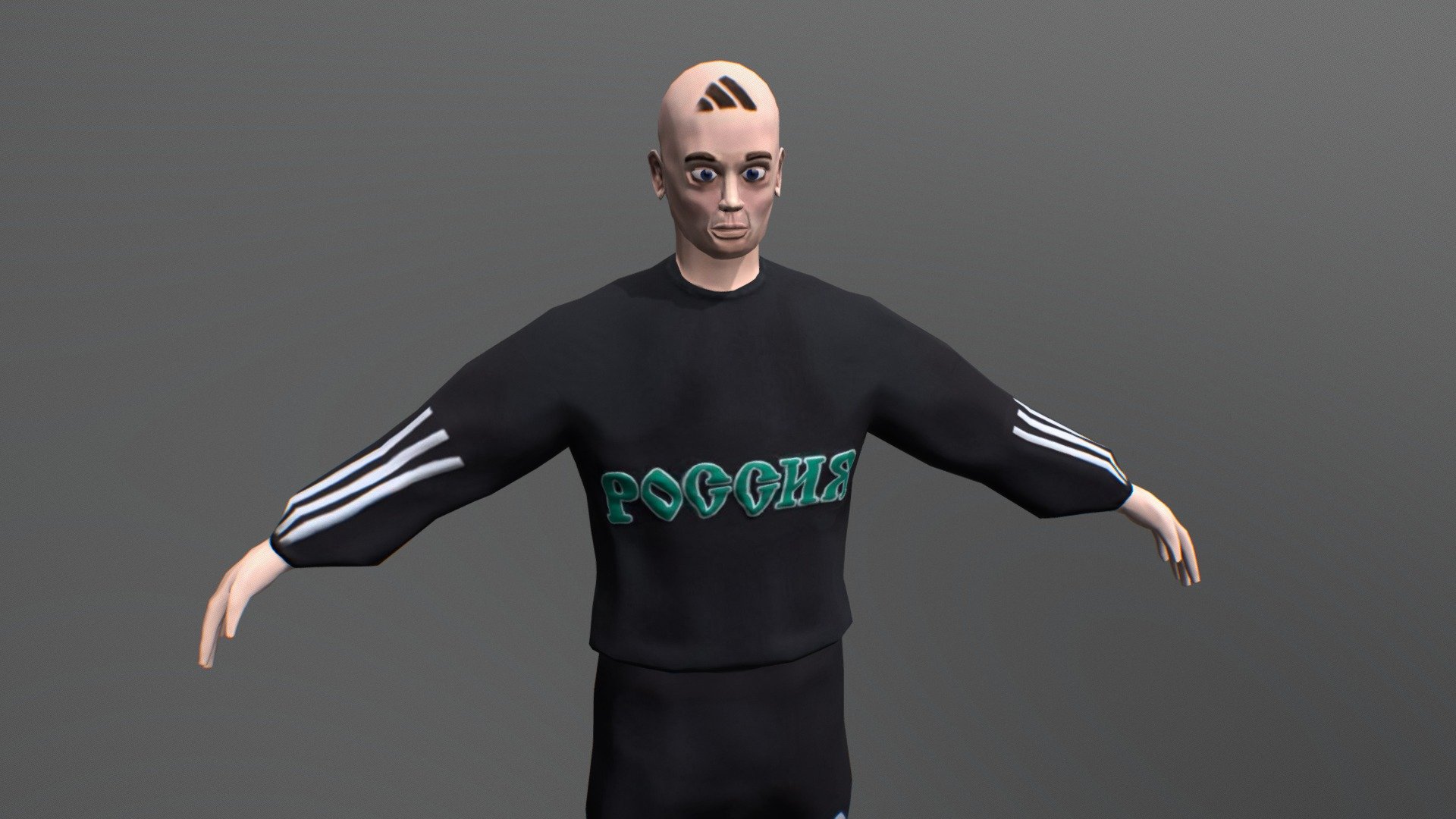 Gopnik 3D model by tiriuna [4f837e5] Sketchfab