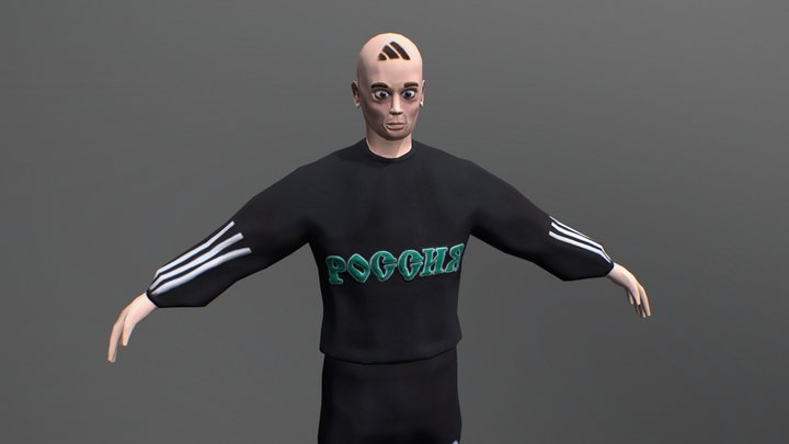 Gopnik 3D Model