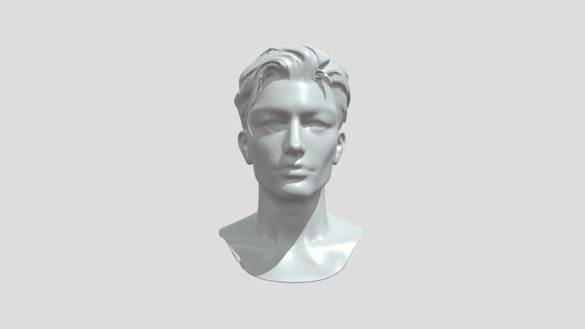 Human male bust - 3D model by malinimaha [4f84df1] - Sketchfab