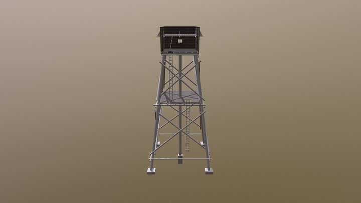 FLAK-toren 3D Model