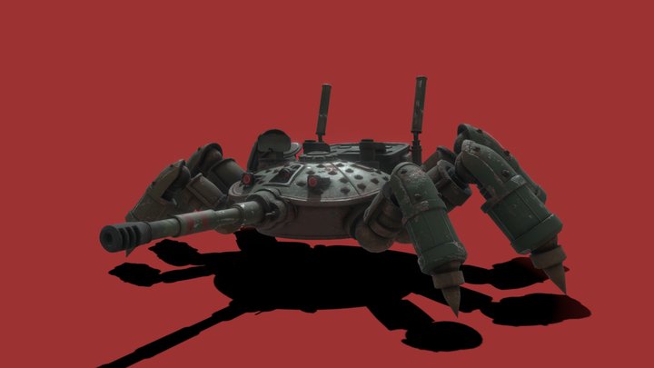 Huntsman Mech 3D Model