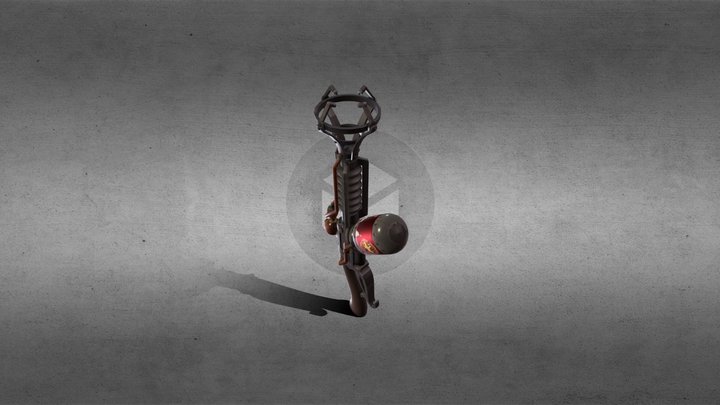 Team Fortress 2 Weapon Pyro 3D Model