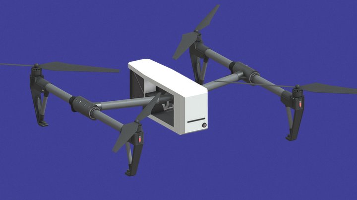 Dron 3D Model