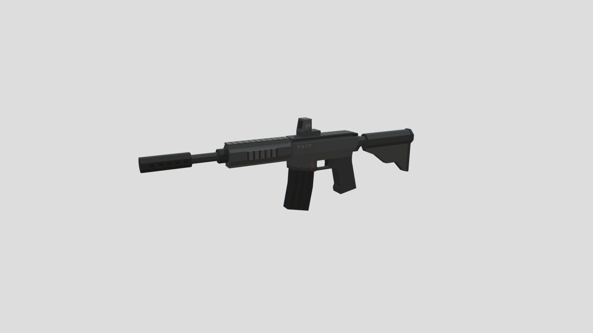 Assault Rifle - 3d Model By Nutriasaurio [4f875bb] - Sketchfab