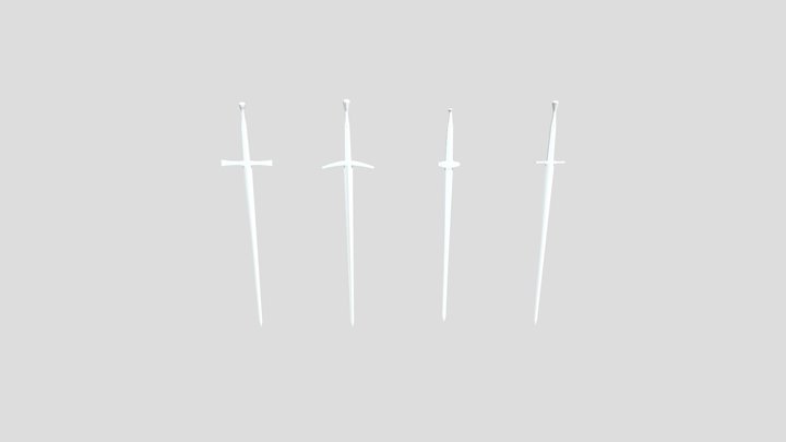 Sword Variations 3D Model
