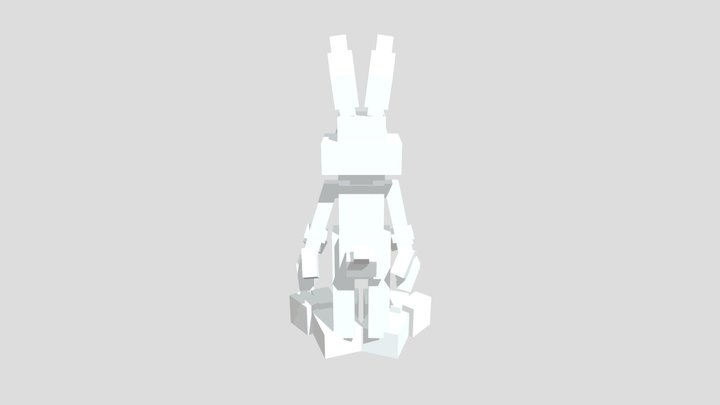 Bugs Bunny Minecraft 3D Model