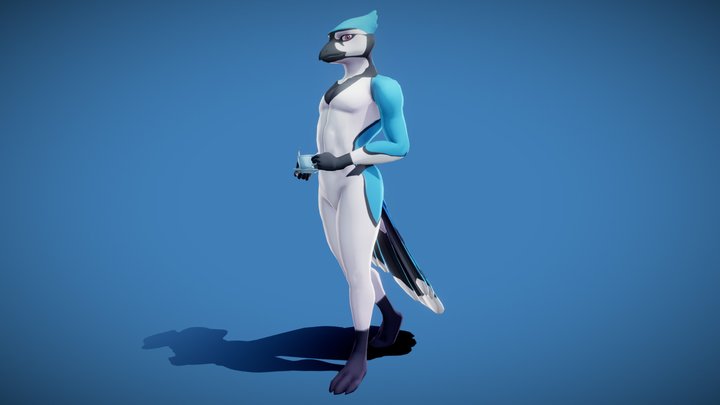 Bird Folk, Jay 3D Model
