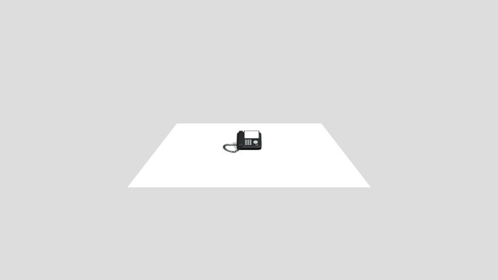 Cable Phone 3D Model