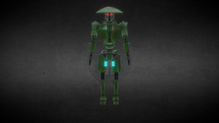 Robot Minion 3D Model