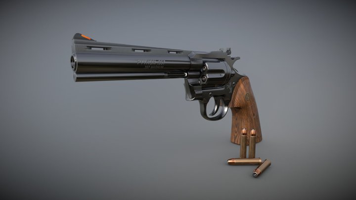 Handgun 3D models - Sketchfab