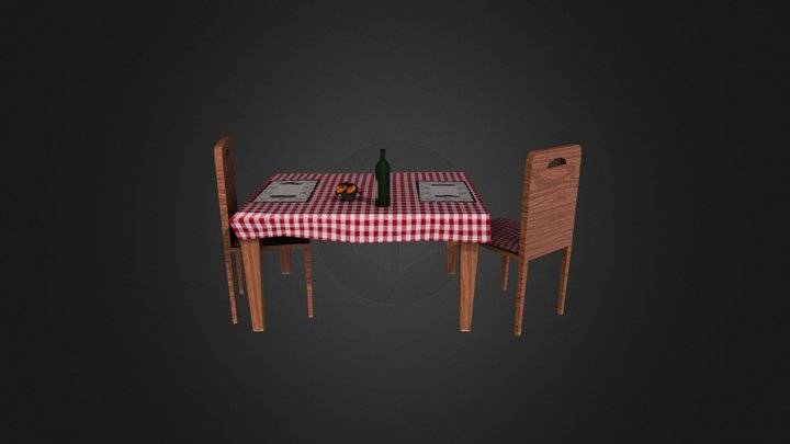 DINNER FOR 2 3D Model