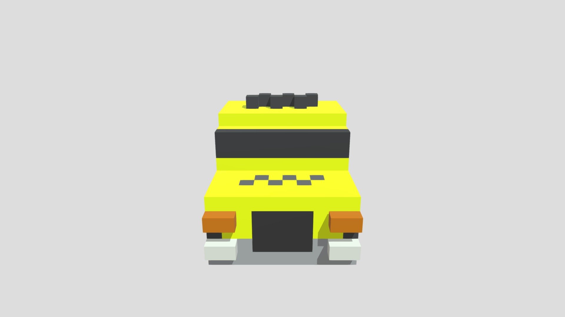 Voxel Taxi car