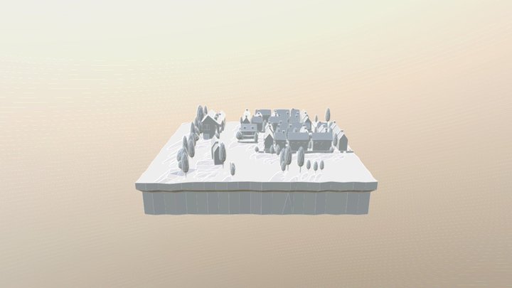 Low Poly City Final - Summative Project 3D Model