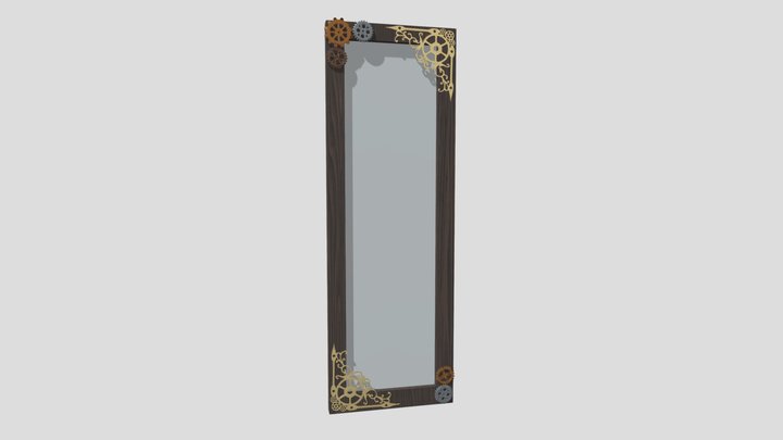 Steampunk Mirror 3D Model