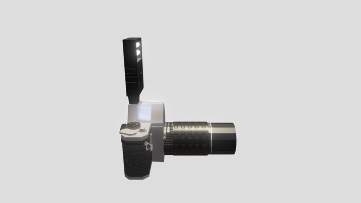 Pentax MX Camera from Stranger Things 3D Model