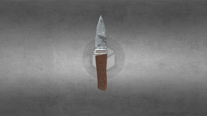 Stone Knife 3D Model