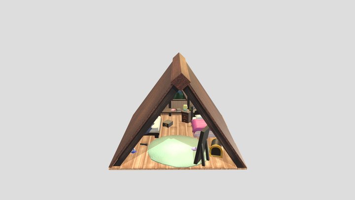 Cuarto Gravity Falls (Escena 1) 3D Model