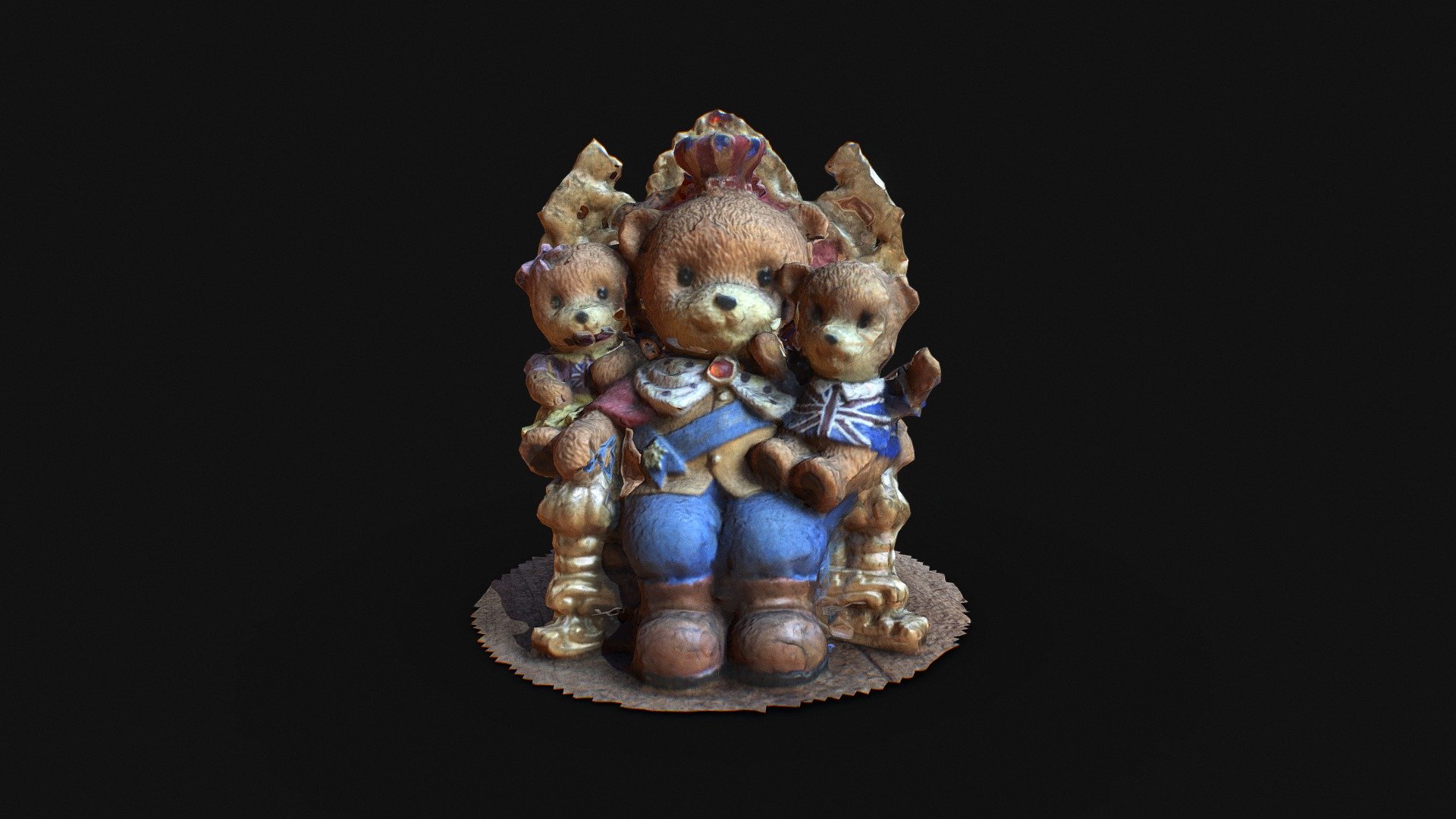 bear doll 3D photo scan