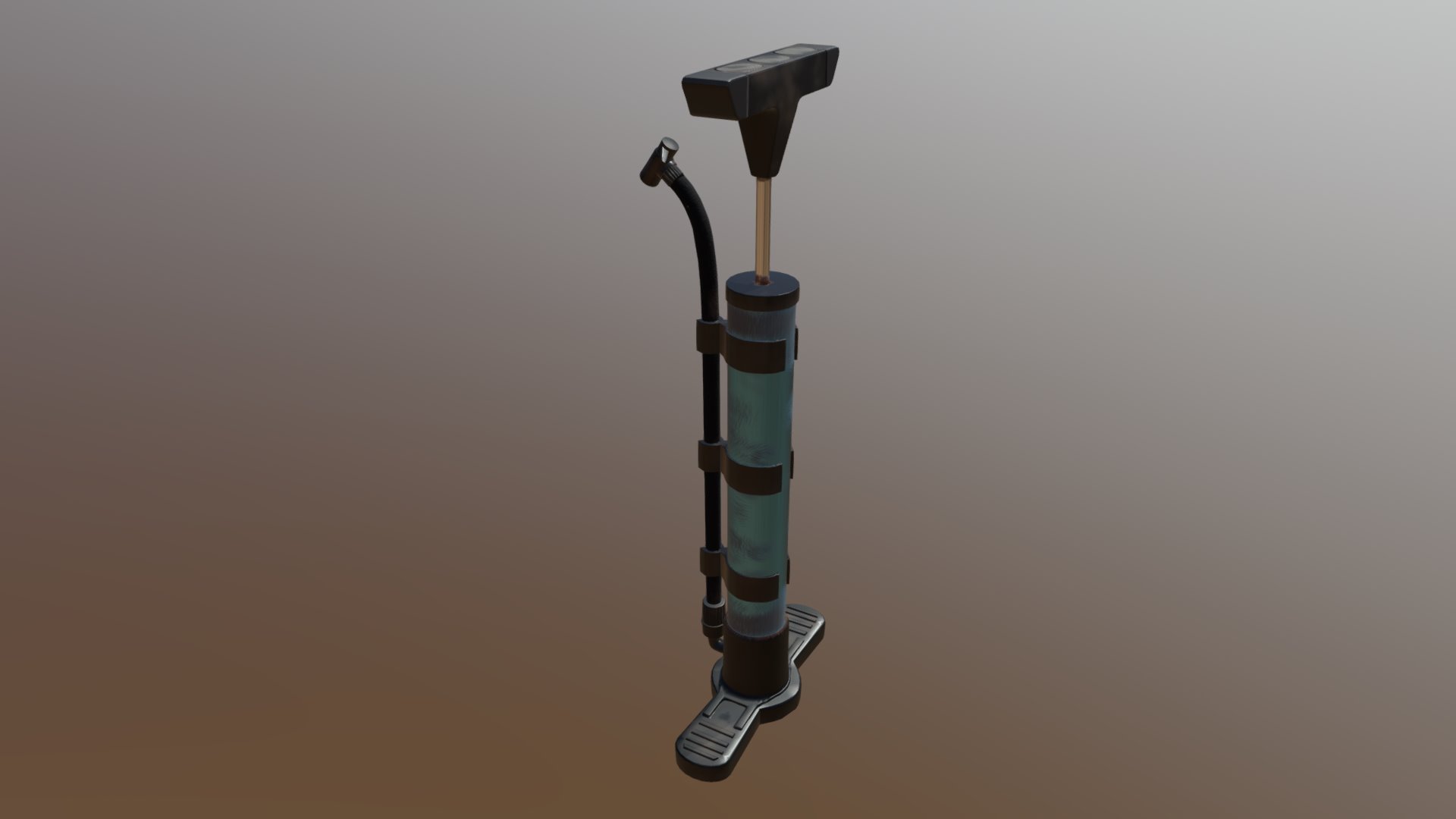 Ball and Tire Pump (Final Render)