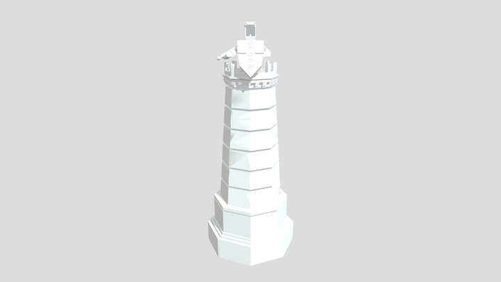 Wizard Chess Rook 2 3D Model