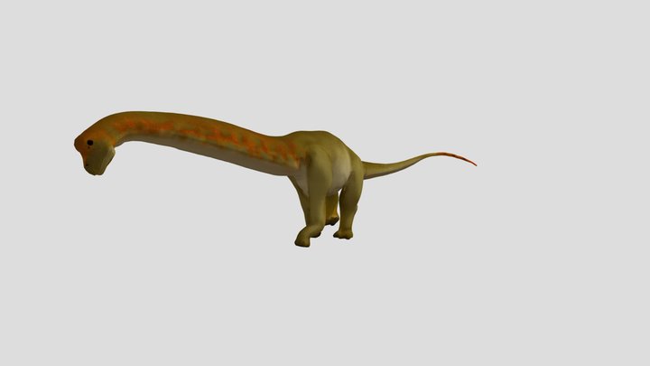 Argentinosaurus_ Low Poly 3D Model