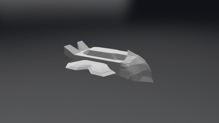 Sharp Ship 3D Model