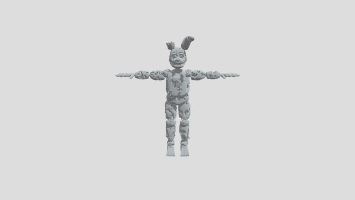 Tto Springtrap Dave Miller 3D Model