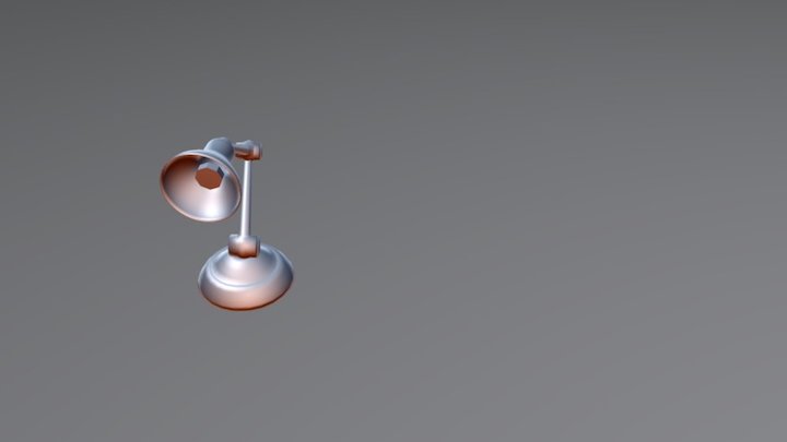 Animated Lamp Scene-FBX Export 3D Model