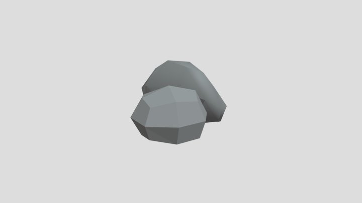 Rock, Ps1 Graphics 3D Model