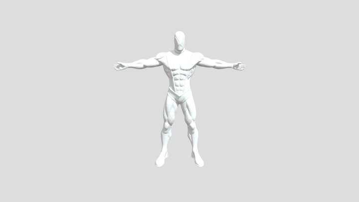 W Man#2(by bassmoral) 3D Model
