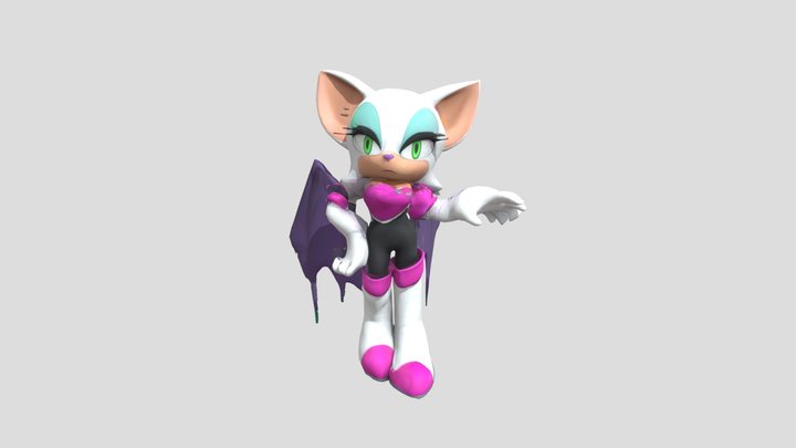 Rouge_the_ Bat_ 3D Model