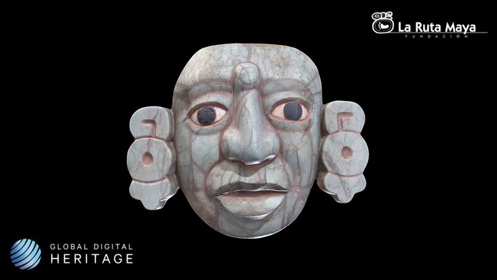 Funerary Mask Made of Jade Mosaic