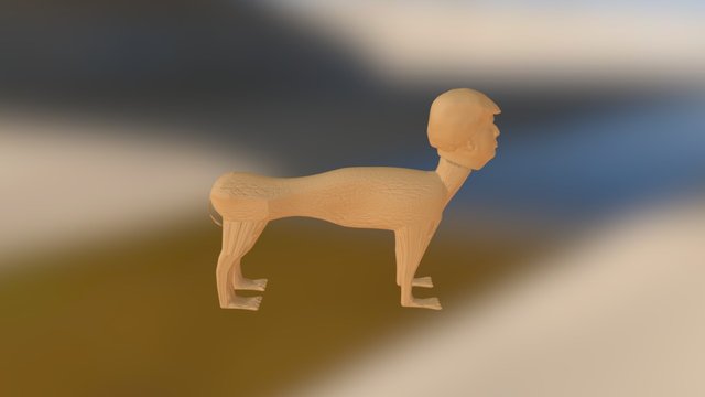 Julio's 4 Legged Creature 3D Model