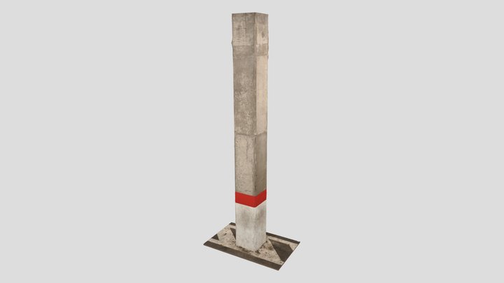 parking columna 3D Model
